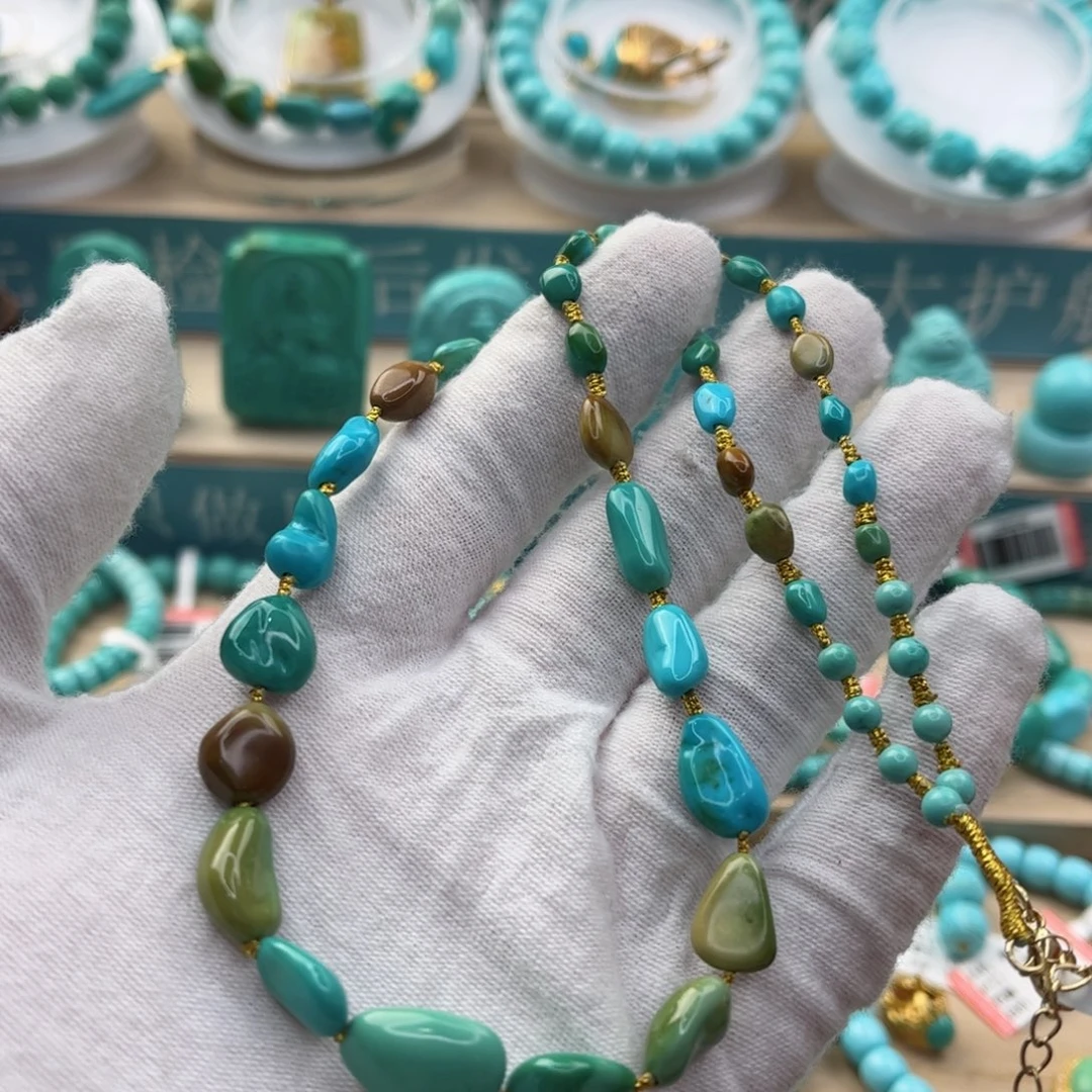 绿松石锁骨链未镶嵌