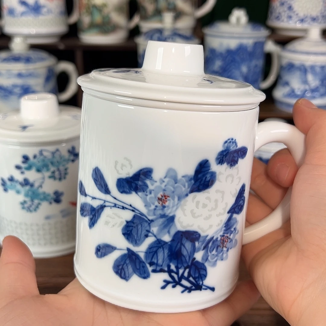 景德镇高温陶瓷办公杯