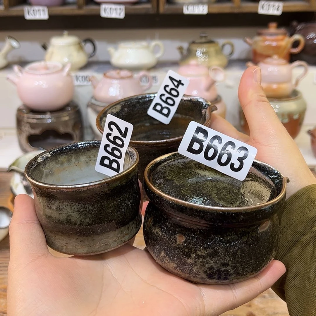 白泥茶杯铁*陶瓷艺术