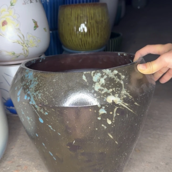 瑕疵花盆处理啦口25高26