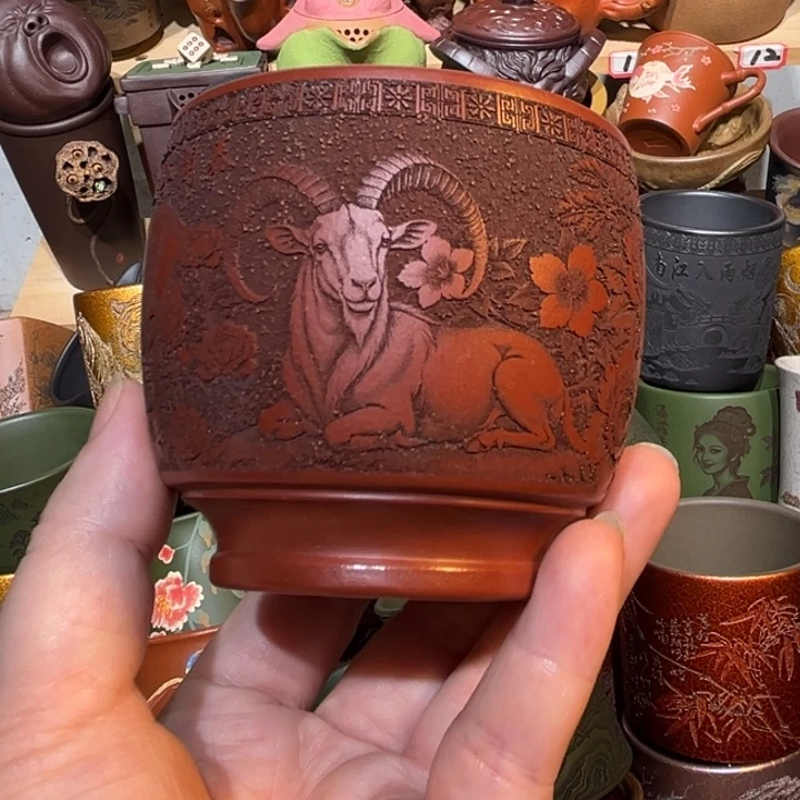 茶杯紫砂宜兴紫砂主人杯