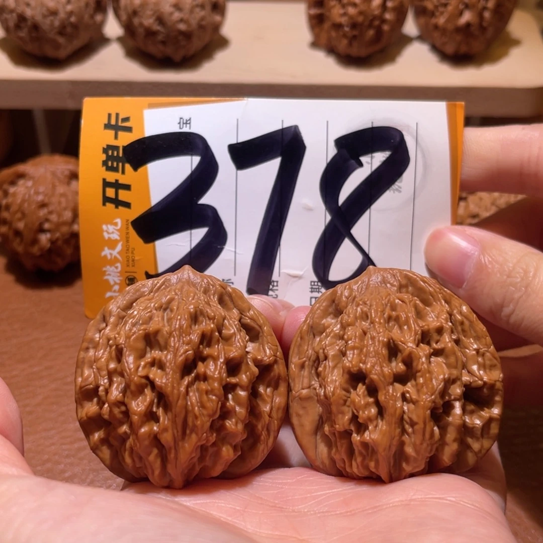 文玩核桃把件全品43虎头