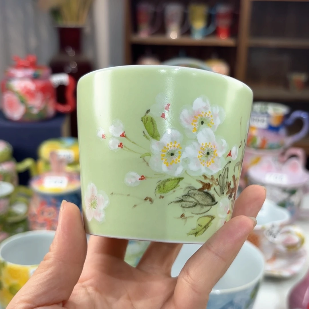 景德镇手绘高温釉下彩陶瓷茶具