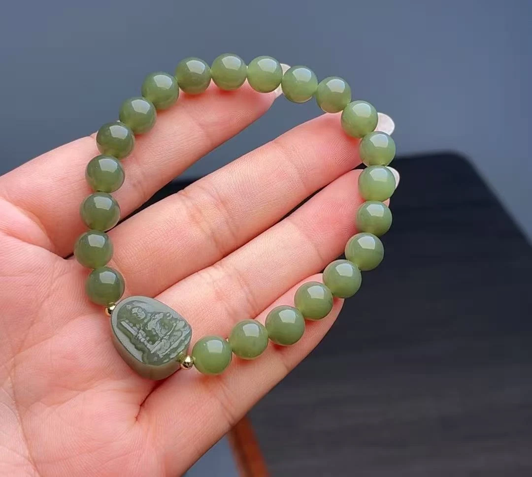 和田玉八大守护神手串