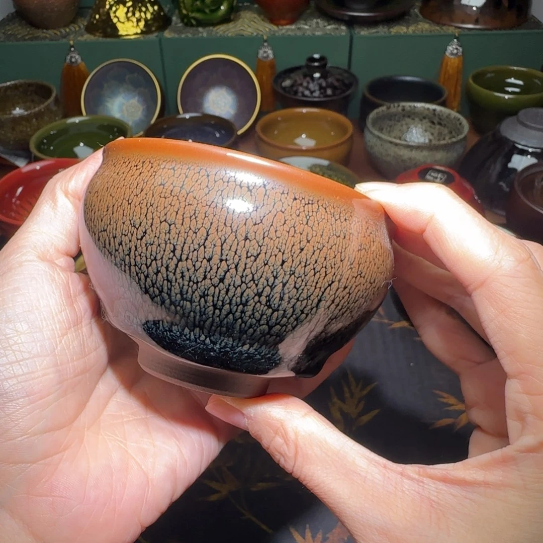 茶盏微瑕建盏，介意勿拍