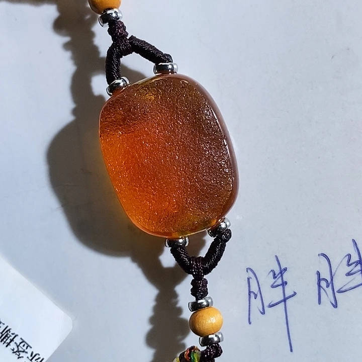 琥珀颈饰未镶嵌琥珀蜜蜡
