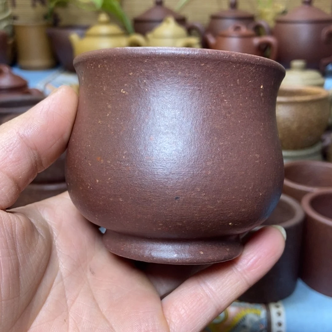 茶杯紫砂16目全砂手工泥200毫升