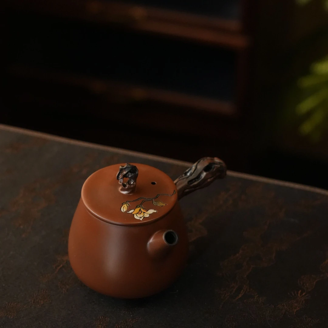 【雲梦】普璞-紫陶侧把茶壶0038-0044