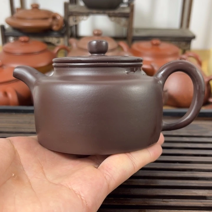 紫砂茶壶原矿紫砂半手工制作
