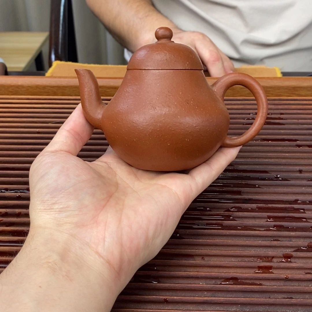 茶壶紫砂粗砂朱泥思婷180毫升