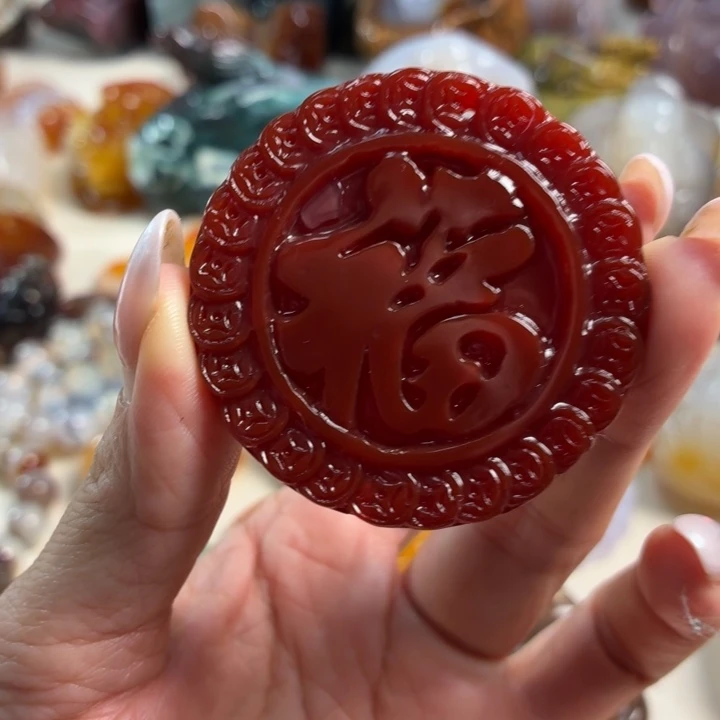 玛瑙/玉髓未镶嵌吊坠(不含链)