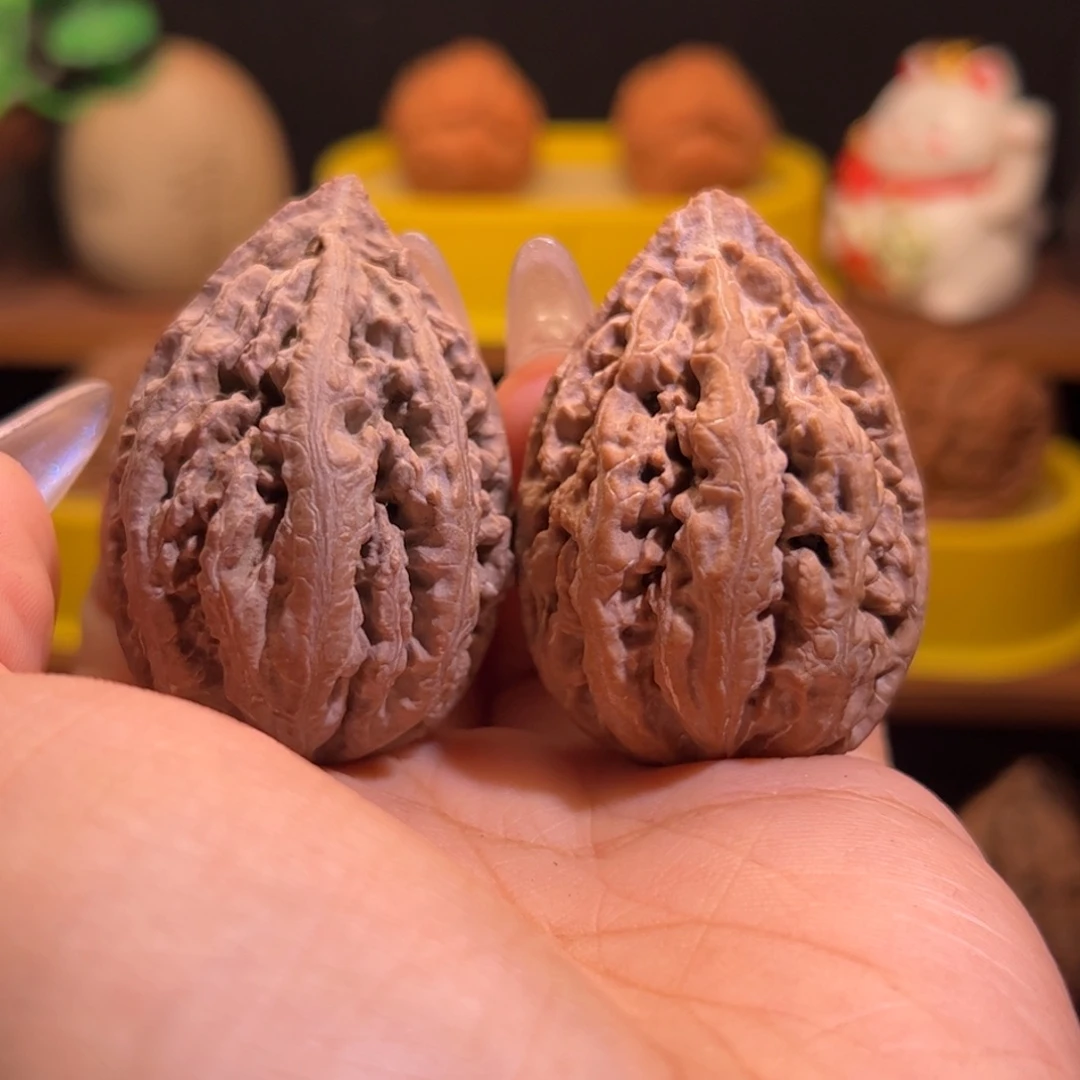 吊坠文玩核桃核桃37阴阳