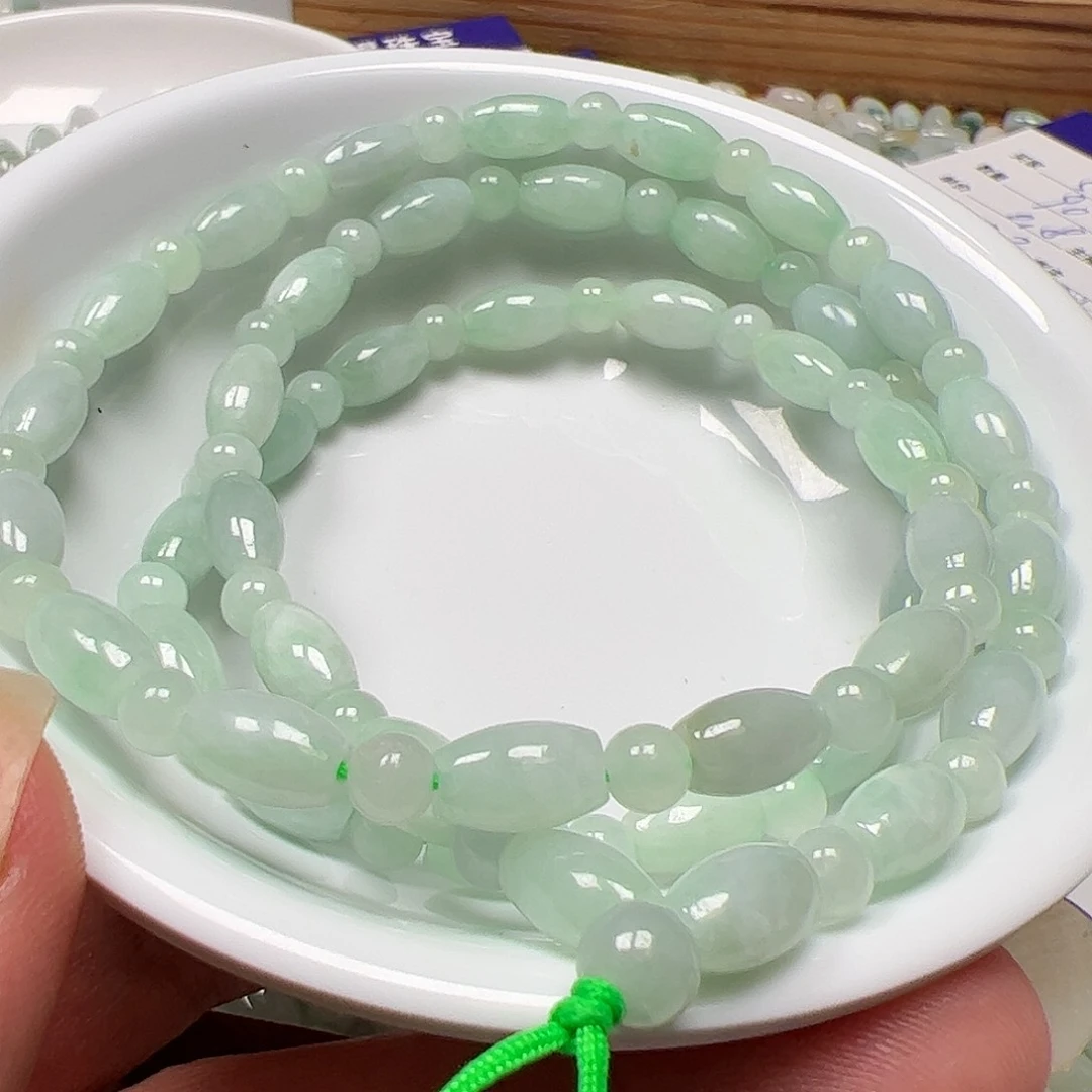 【闪购商品】手链翡翠未镶嵌不****卡5*8