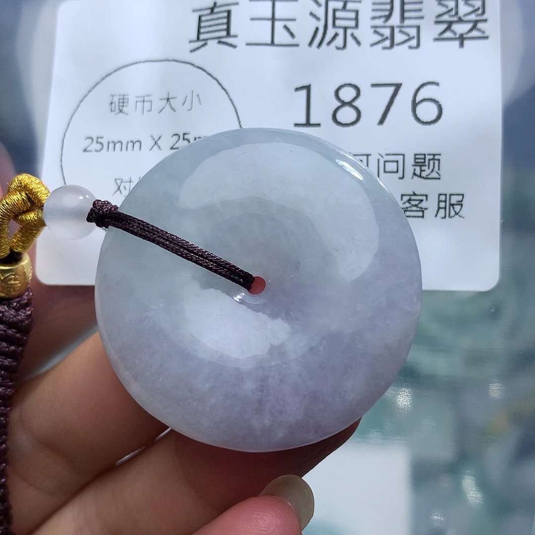 翡翠未镶嵌颈饰1876