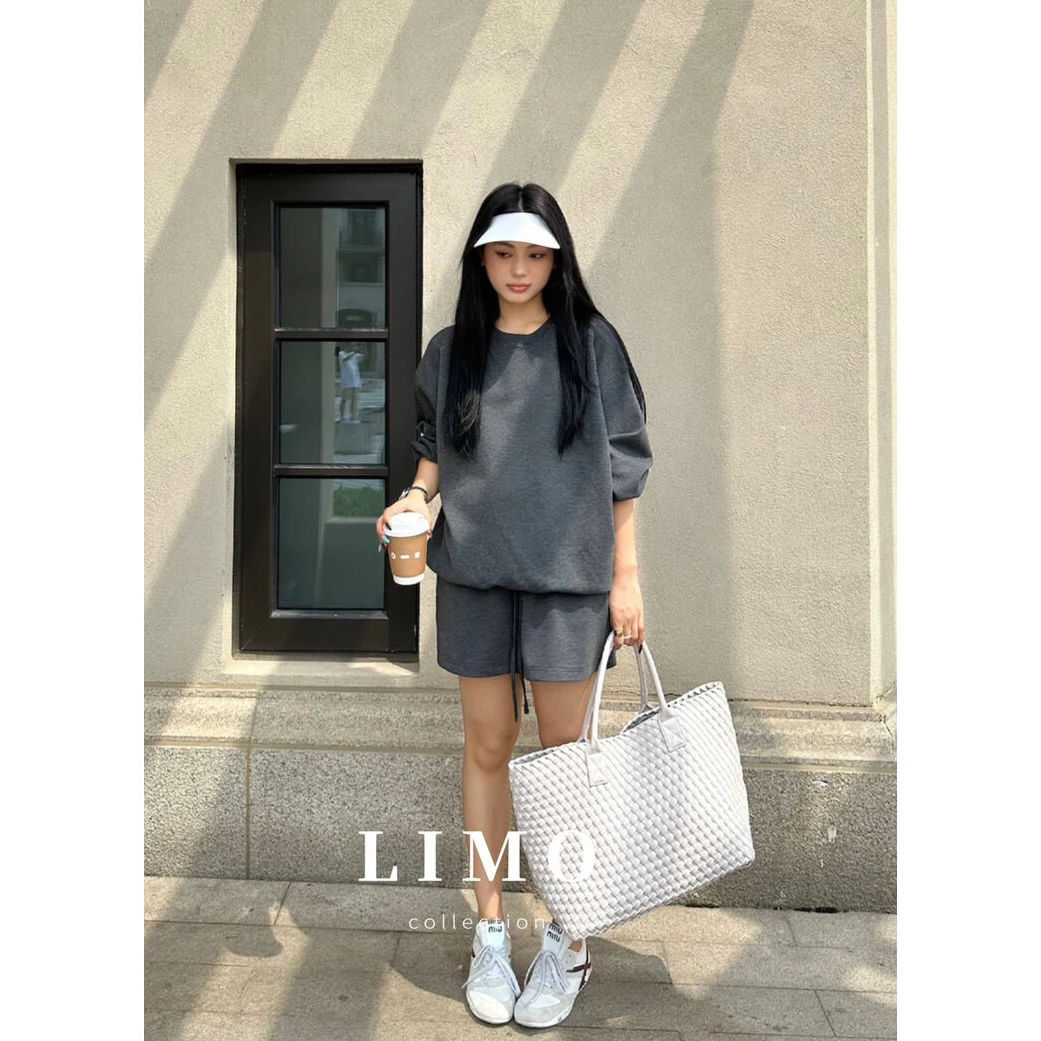 爱唯依（F）-抽绳短裙！全松紧腰百搭抽绳半身裙（MO5833#）LIMO