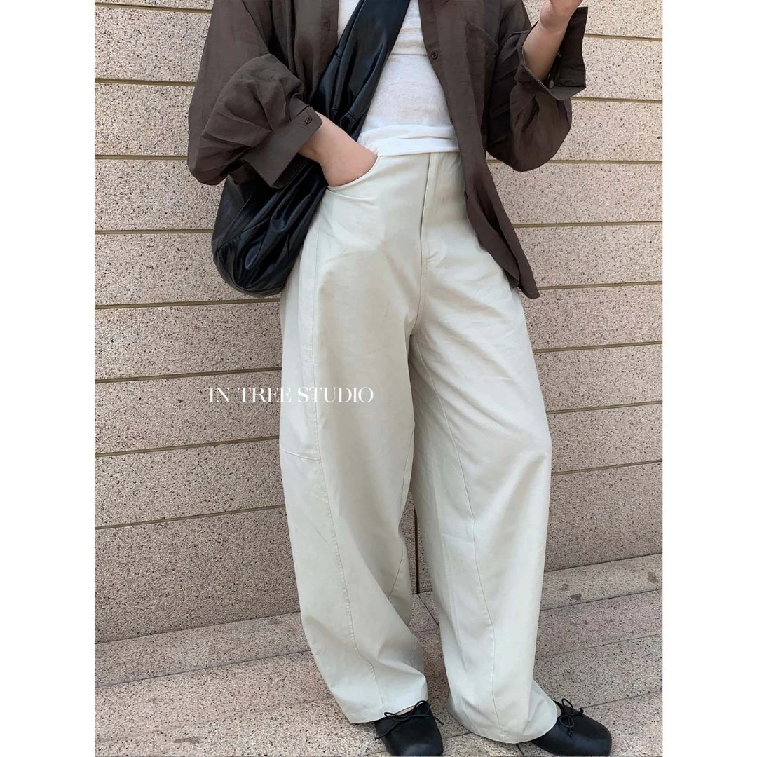 张桶桶QC【雅痞裤】天丝舒适百搭休闲萝卜裤轻松裤ZXL01402