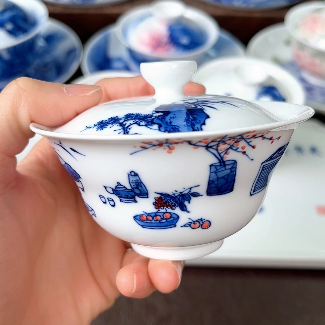 手绘高温瓷器瓷器