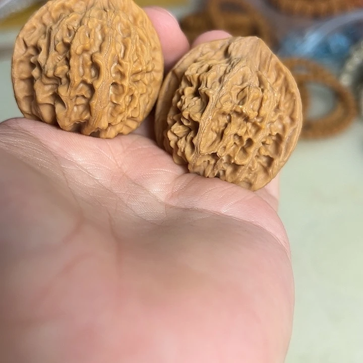 文玩核桃把件39左右天地编号025