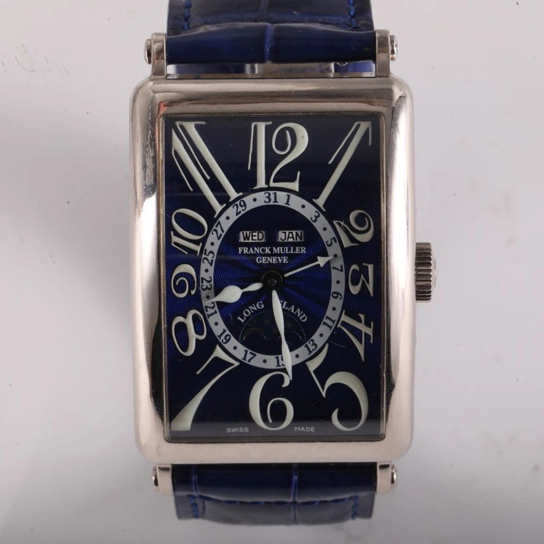 99新 Franck Muller/法兰克穆勒 小花6枫 法穆兰 白金月相腕表