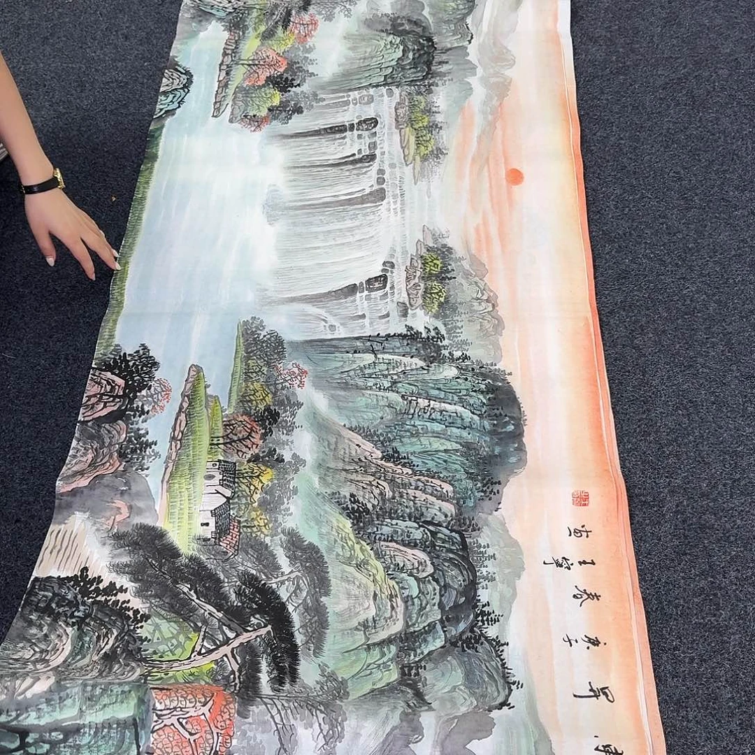 纯手绘国画作品作品