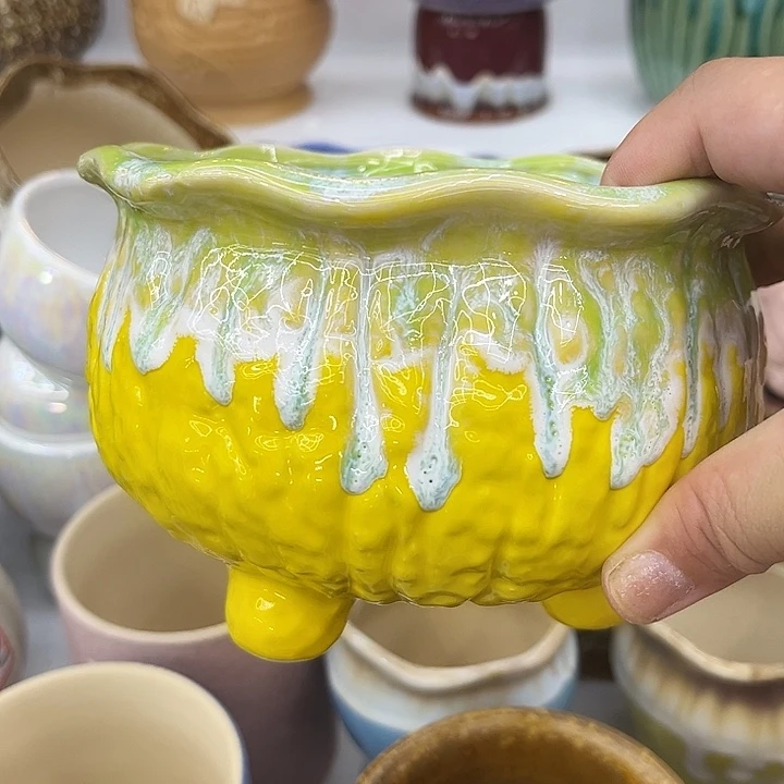 福利品！多肉陶瓷花盆