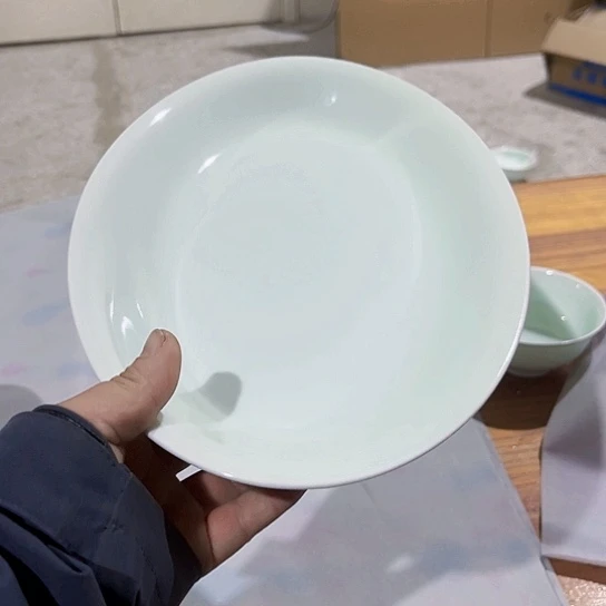碗陶景德镇瓷器精品鱼盘1个