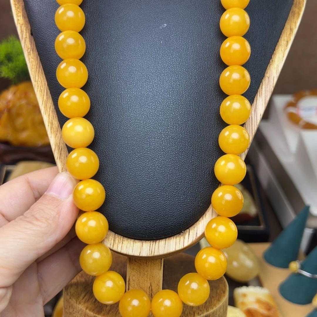 蜜蜡项链未镶嵌蜜蜡