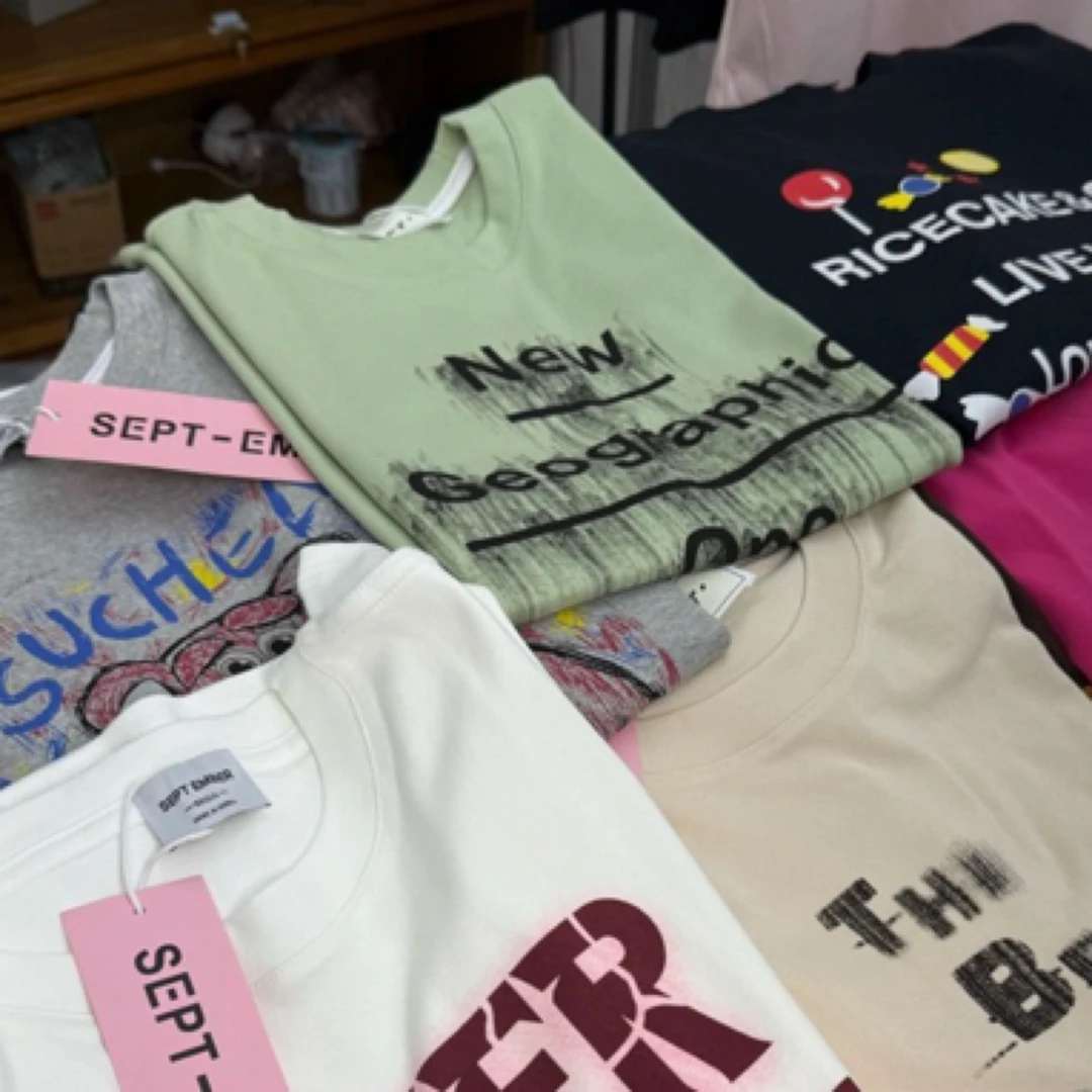 重磅潮牌大小版T恤