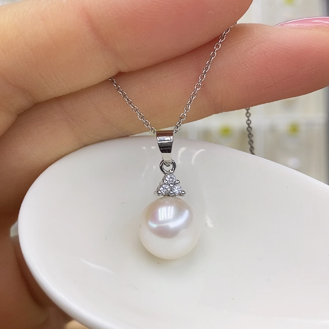 未镶嵌淡水珍珠吊坠(赠链)