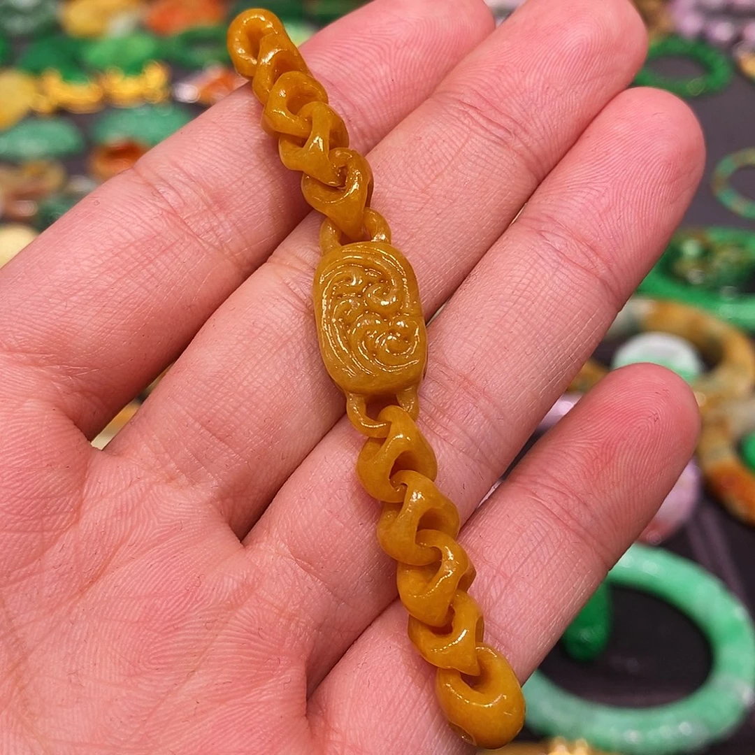 翡翠未镶嵌手链翡翠