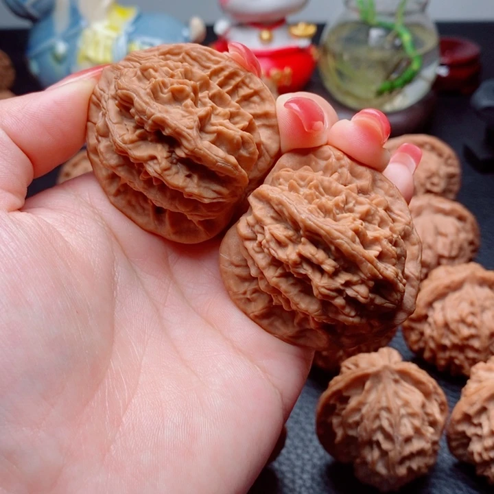 文玩核桃把件麦虎43