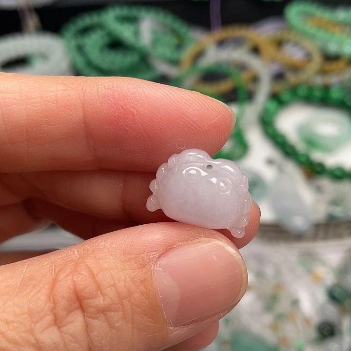 翡翠未镶嵌手链八方来财