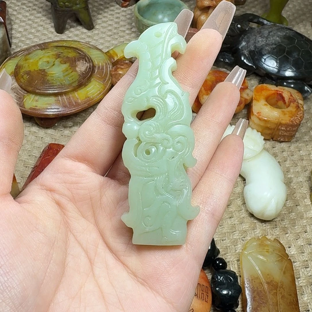 白玉菩提吊坠挂件