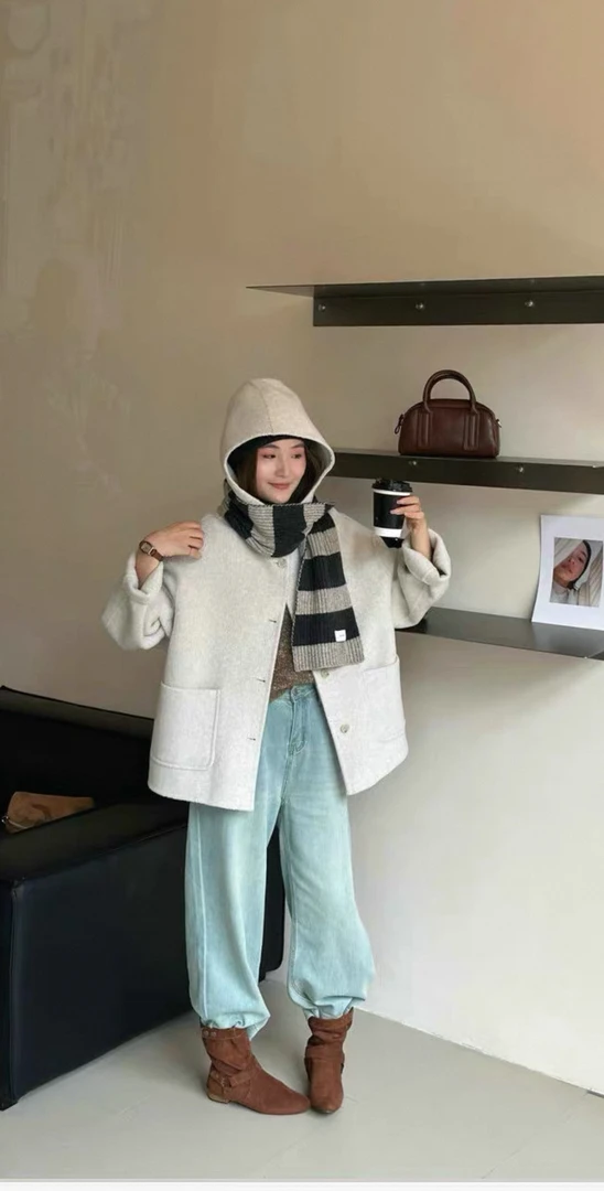 【万道喜】初冬深冬必备~韩系羊毛大衣 "清版、清样、清大衣"