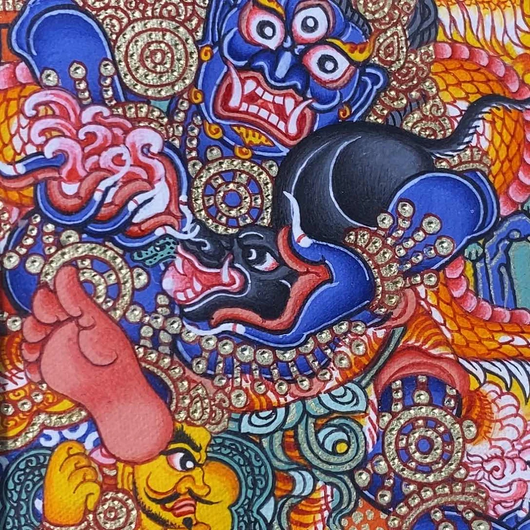 吊坠大漏漏漏漏漏漏漏漏漏！热贡纯手绘唐卡