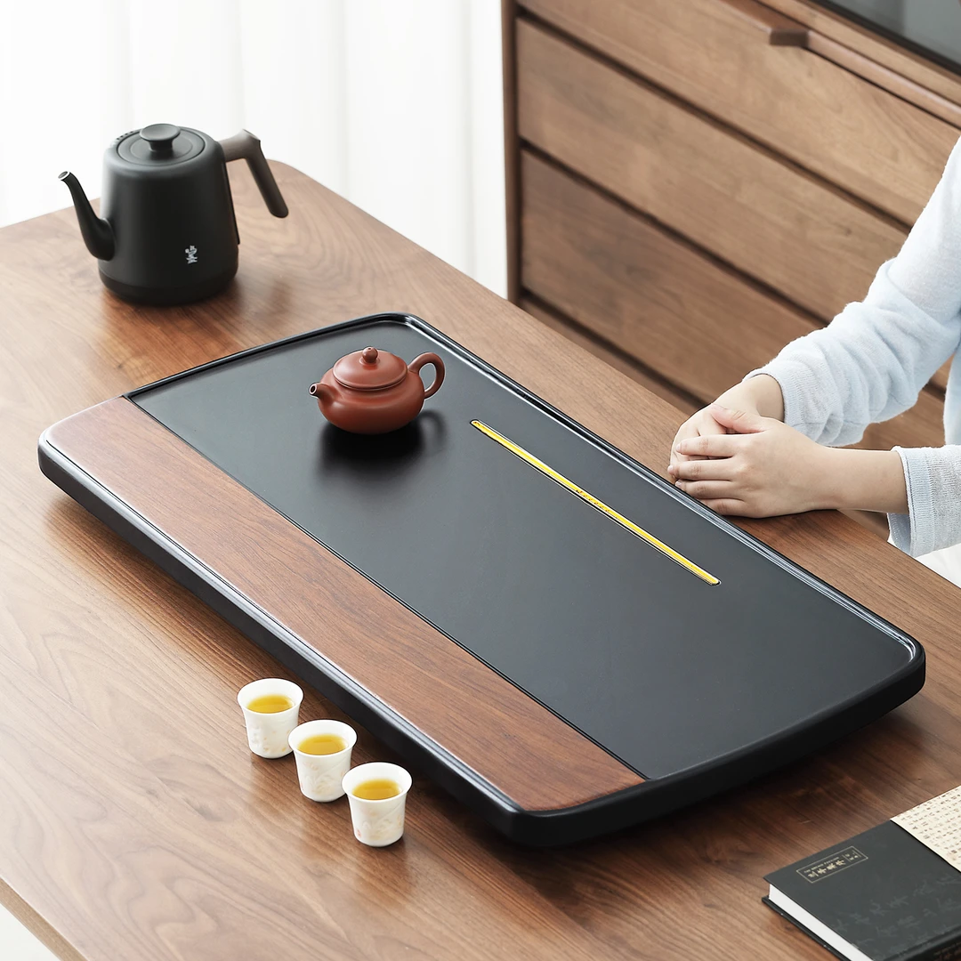 2025新款长方形泡茶盘喝茶具家用泡茶专用沥水茶盘干泡茶台小茶海