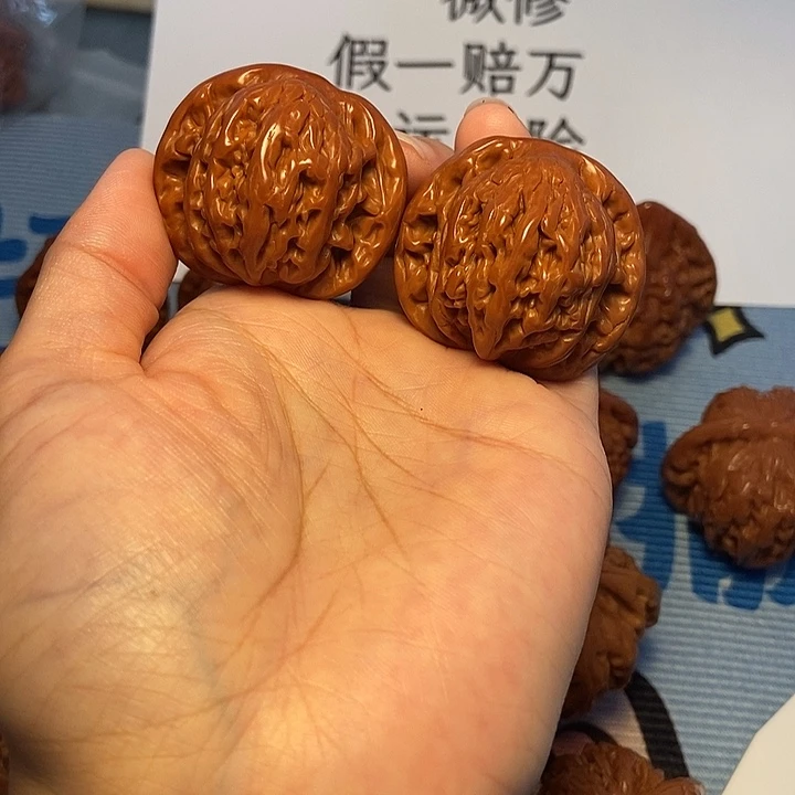 吊坠文玩核桃39虎头