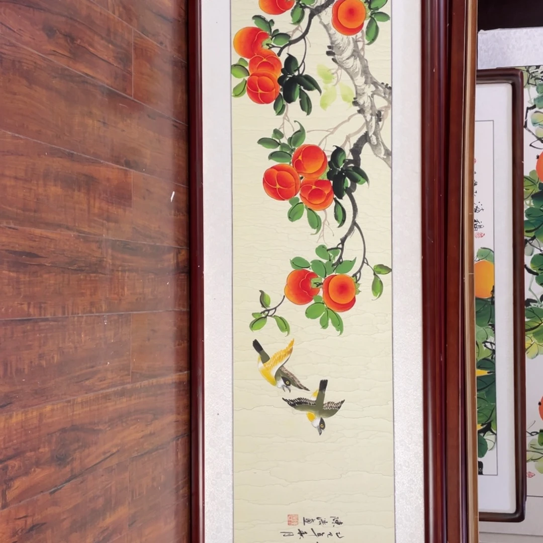 国画带框尺寸48*163厘米