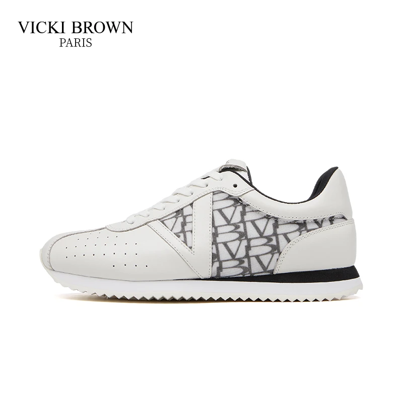 VICKI BROWN轻奢复古啊甘鞋商务休闲夏季透气网布轻便高级感男鞋