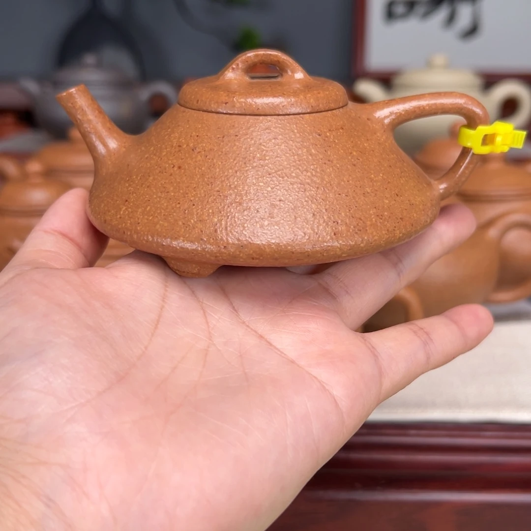 茶壶紫砂梨皮黄的160