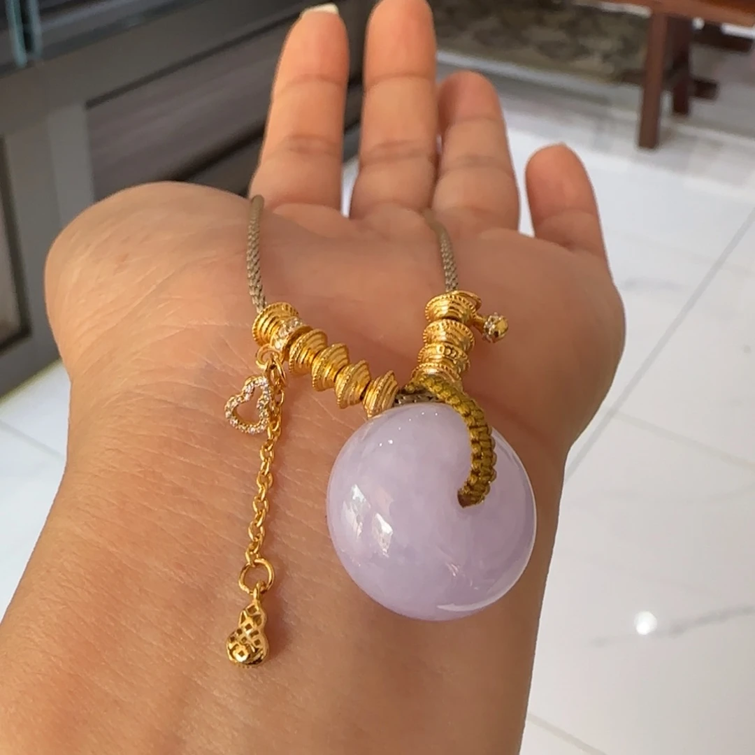 颈饰未镶嵌翡翠小胖墩