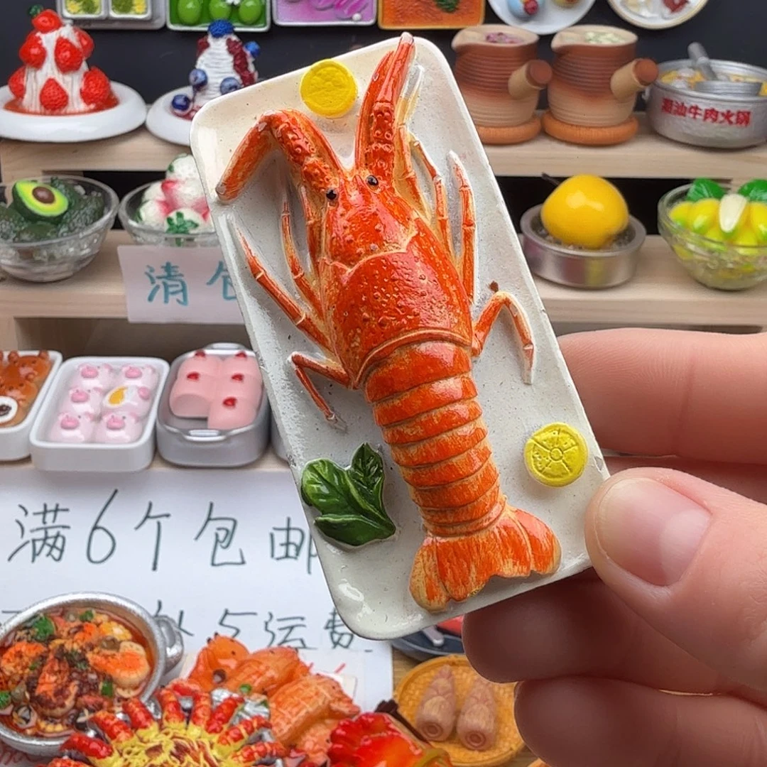树脂食玩冰箱贴 凭开箱视频售后