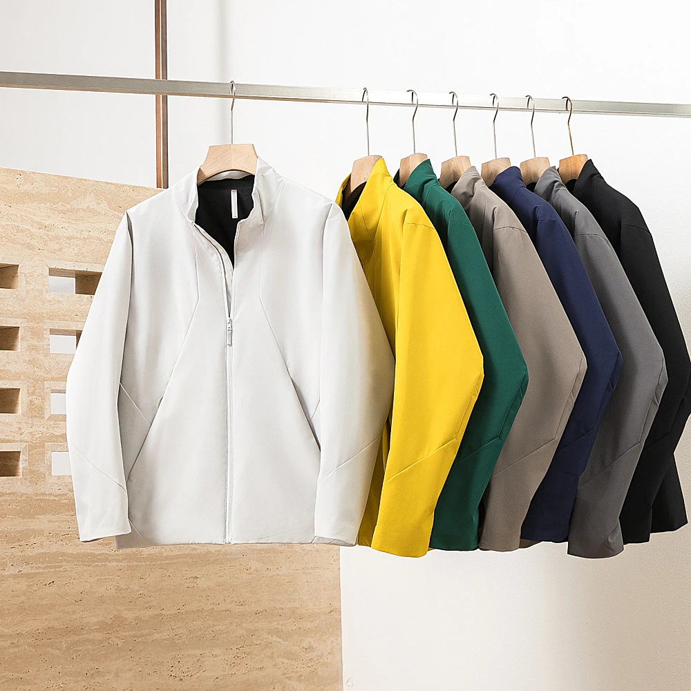 高端V系列！防风防泼水！3D立裁版！男士户外立领运动夹克