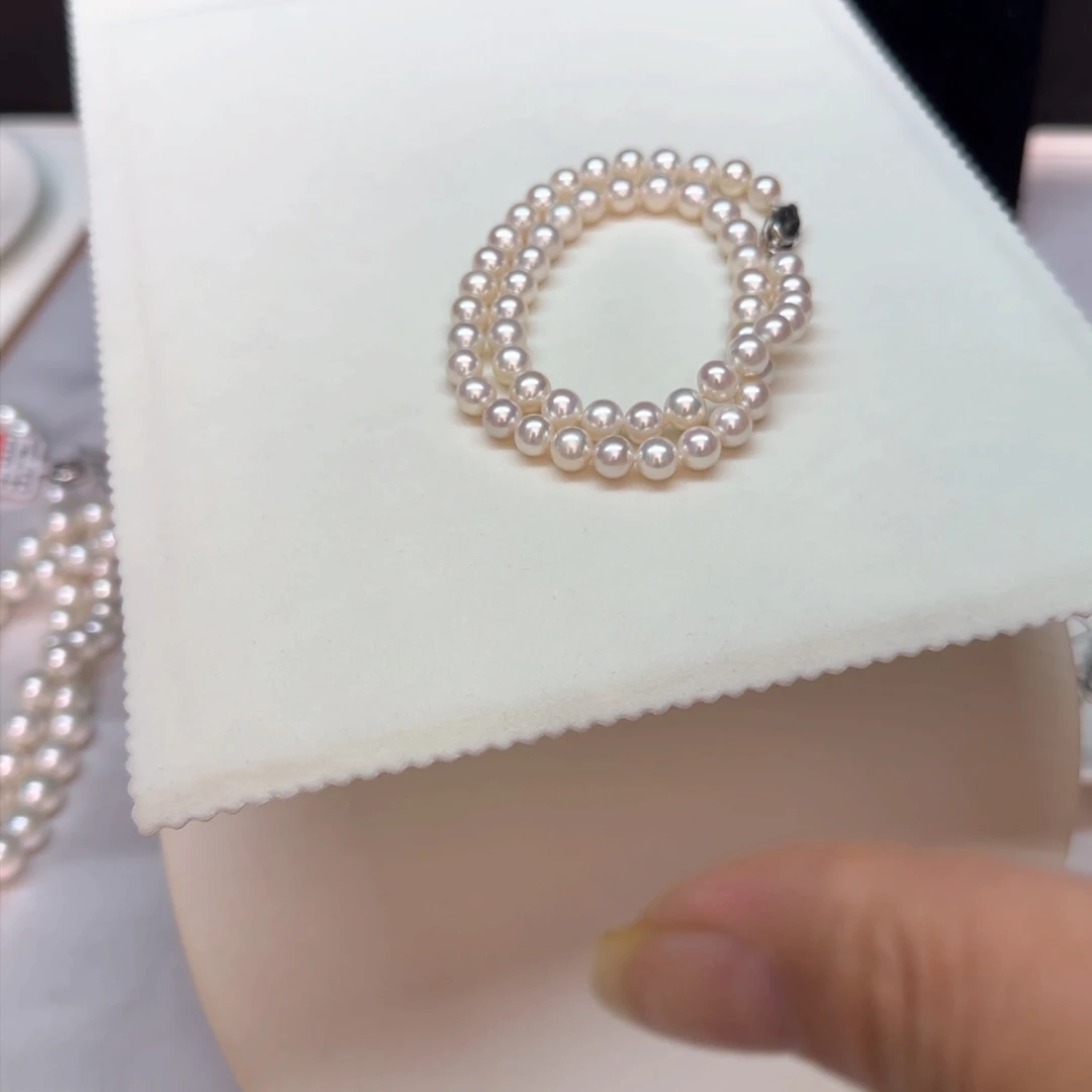 【闪购商品】淡水珍珠项链银S925镶嵌