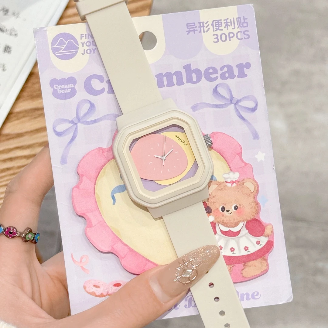 PANMILA手表女2025新款学生初高中高颜值小众简约考试专用腕表