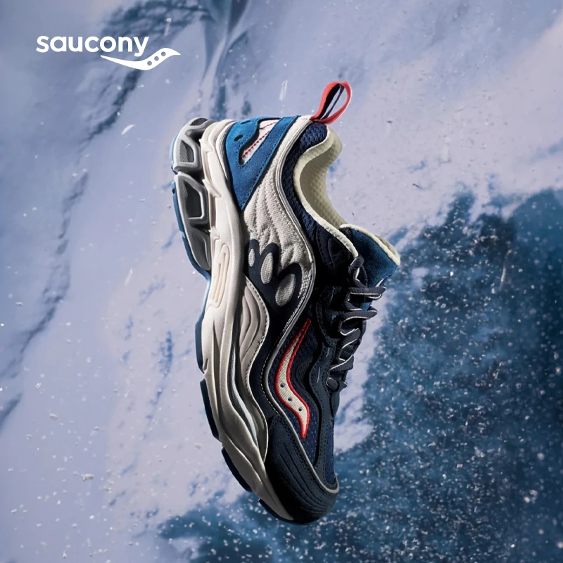 Saucony索康尼GRID FUSION X 潮座联名款男女休闲舒适缓震运动鞋