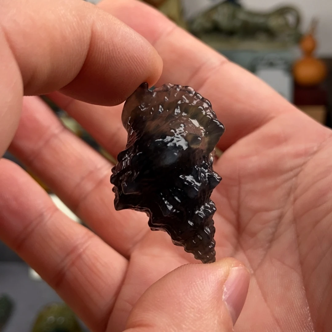 岫玉未镶嵌手把挂件