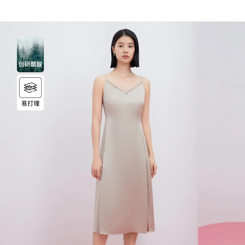 【CADIDL】薄款性感裙子时尚显瘦女士无袖连衣裙CF04680E1