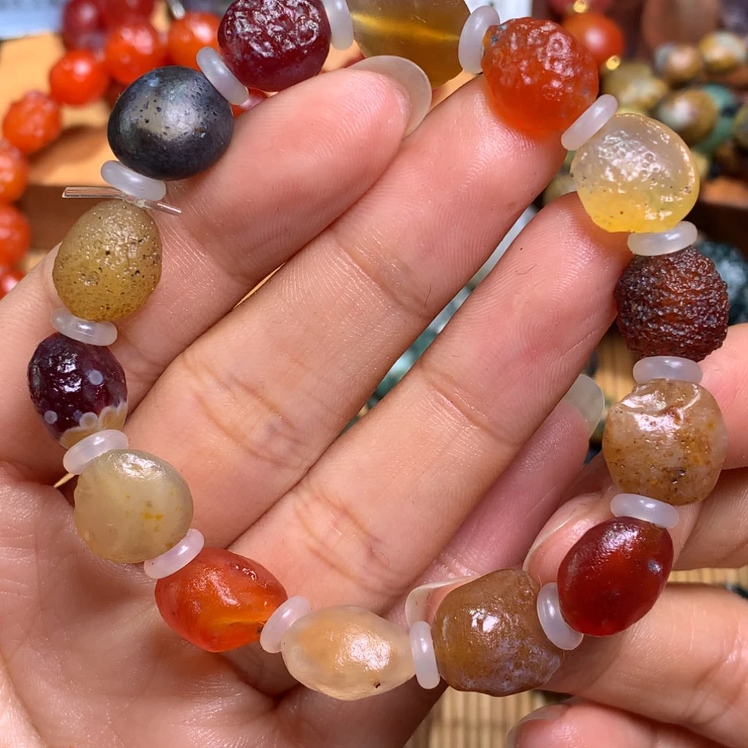 未镶嵌玛瑙/玉髓珠宝半成品