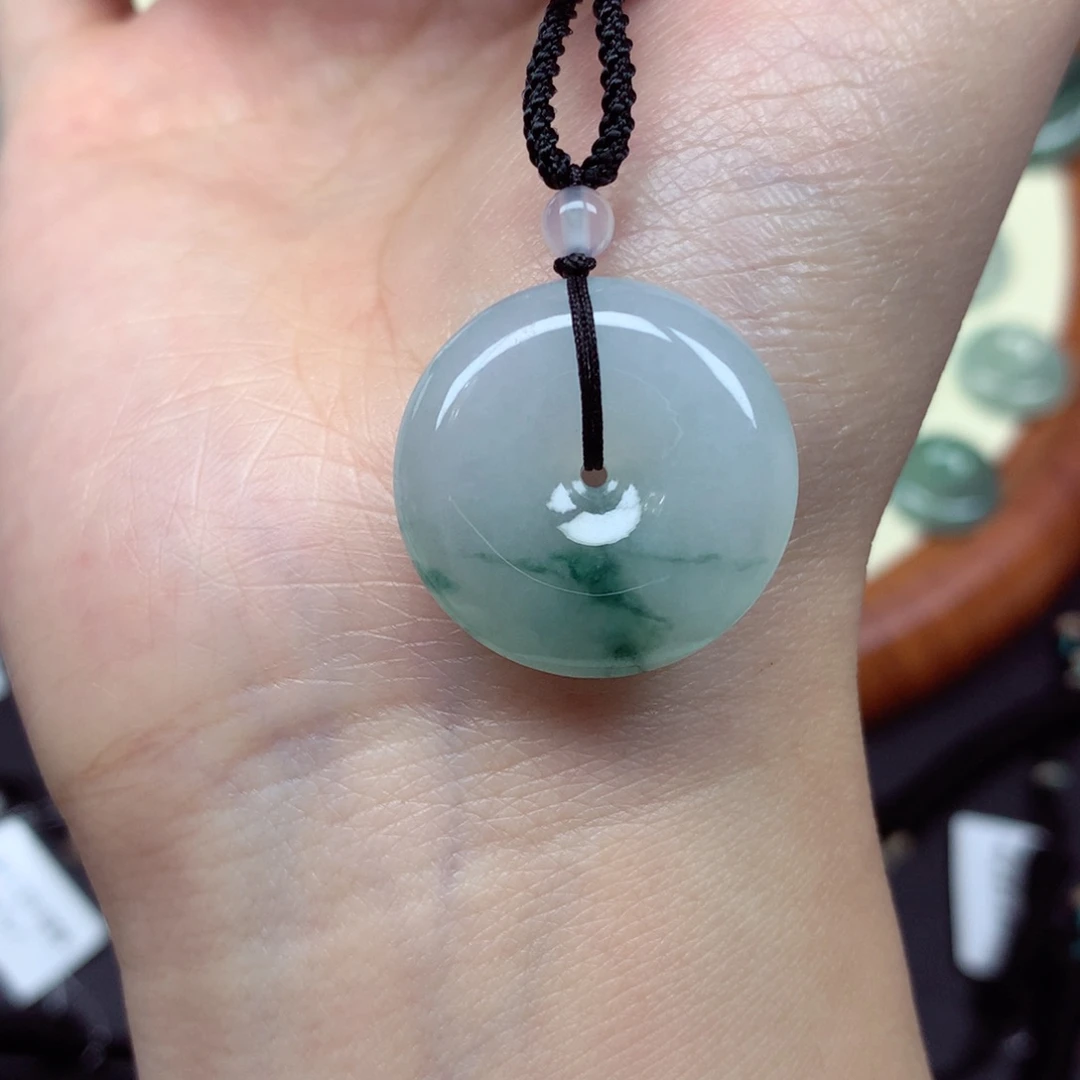 翡翠未镶嵌颈饰吊坠23/5.6mm